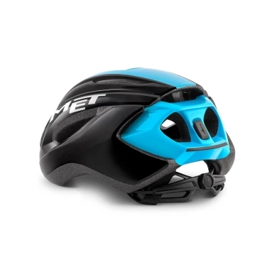 Kask rowerowy MET Strale niebiesko-czarny