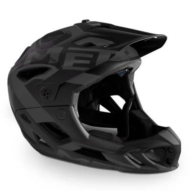 Kask rowerowy Fullface MET Parachute HES czarny