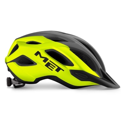 Kask rowerowy MET Crossover żółto-szary