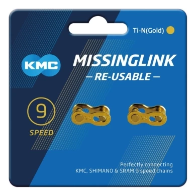 Spinka KMC 9R Ti N złota