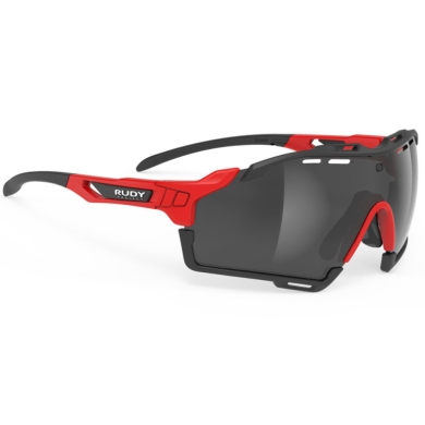 Okulary rowerowe Rudy Project Cutline czarno-czerwone