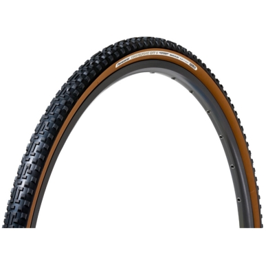 Opona Panaracer GravelKing EXT+ 700 czarno-brązowa zwijana