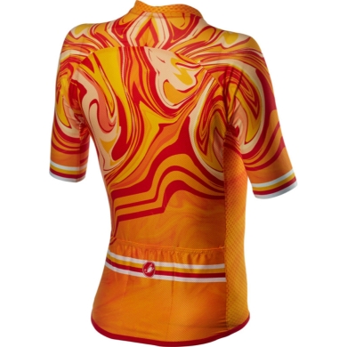 Koszulka Castelli Climbers 2.0 W damska pomarańczowo czerwona