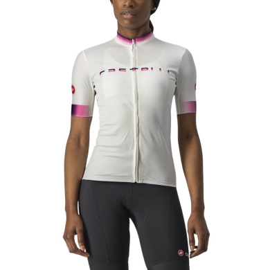 Koszulka rowerowa damska Castelli Gradient biała