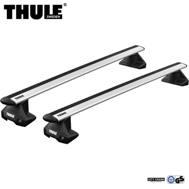 Bagażnik Dachowy Thule WingBar Evo Ford Fiesta 5-dr Hatchback 18- dach normalny srebrny