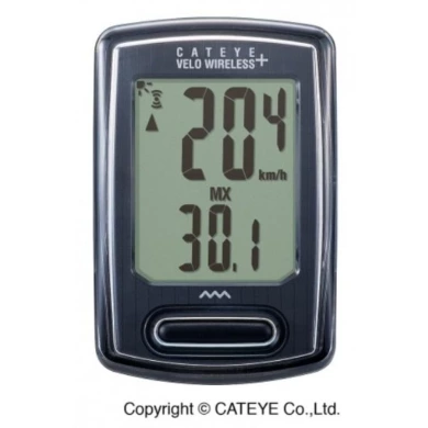 Licznik rowerowy bezprzewodowy Cateye Velo Wireless+ CC-VT235W czarny