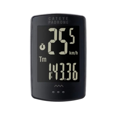 Licznik rowerowy bezprzewodowy Cateye Padrone Stealth CC-PA100W czarny