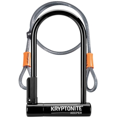 Zapięcie U-lock Kryptonite Keeper 12 Standard + linka Kryptoflex