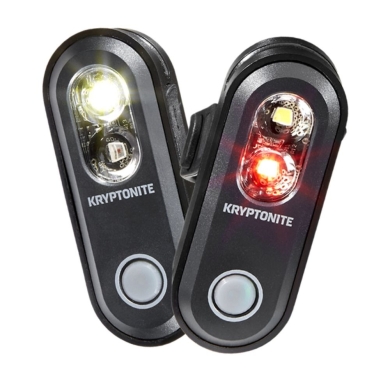 Zestaw lampek rowerowych Kryptonite Avenue F-70 & Avenue R-35