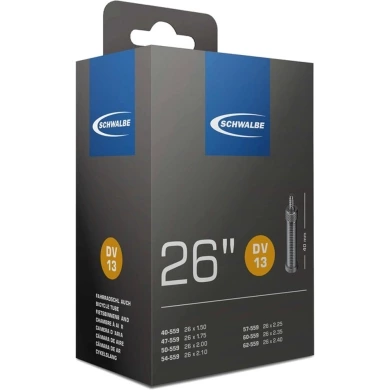 Dętka Schwalbe DV 13 26" x 1.50-2.50 Dunlop 40 mm (folia)