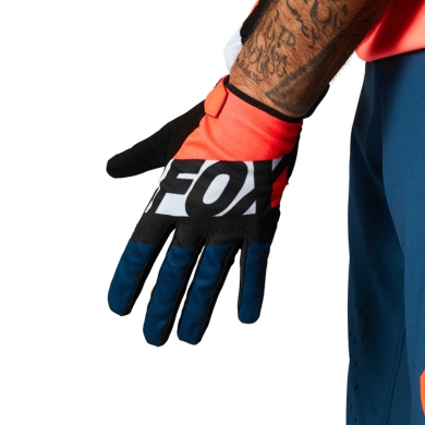 Rękawiczki Fox Ranger Gel pomarańczowo-niebieskie