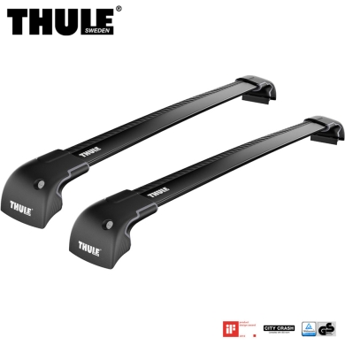 Bagażnik Dachowy Thule WingBar Edge Volkswagen Caddy Mk.III 4/5-dr Van 04-15 fabryczne punkty czarny