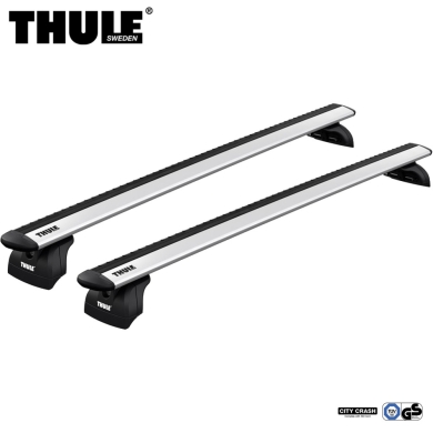 Bagażnik Dachowy Thule WingBar Evo Renault Trafic 4/5-dr Bus 01-06 zintegrowane relingi srebrny