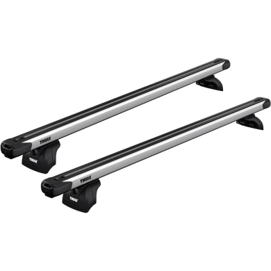 Bagażnik Dachowy Thule SlideBar Land Rover Discovery Mk.III 5-dr SUV 04-09 zintegrowane relingi srebrny