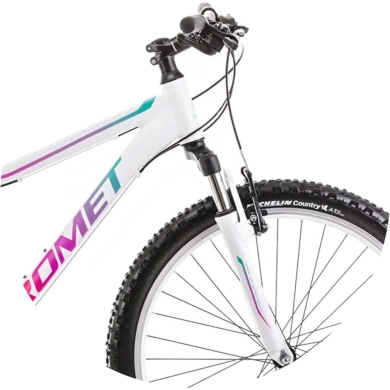 Rower MTB damski Romet Jolene 6.1 biało-różowy