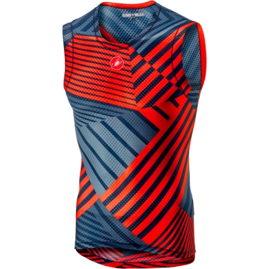 Podkoszulek Castelli Pro Mesh granatowo-czerwony