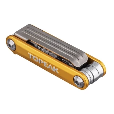 Multitool Topeak Tubi 11 żółty + zatyczki do opon