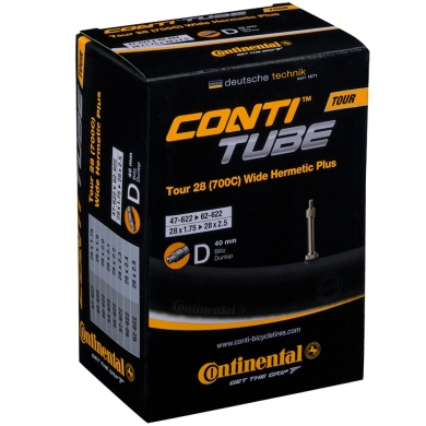 Dętka Continental Tour 28 Wide Hermetic Plus Dunlop 40 mm