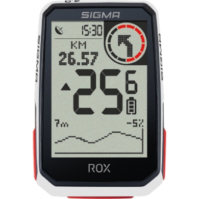 Licznik rowerowy Sigma ROX 4.0 biały