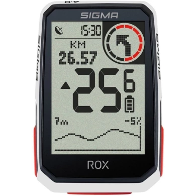 Licznik rowerowy Sigma ROX 4.0 Sensor Set biały