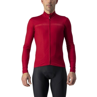 Bluza rowerowa Castelli Pro Thermal Mid LS czerwona