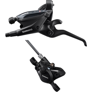 Klamkomanetka Shimano ST-EF505-3 lewa + zacisk