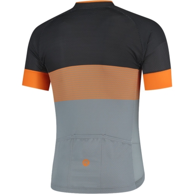 Koszulka rowerowa Rogelli Boost szaro-pomarańczowa