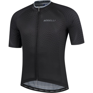 Koszulka rowerowa Rogelli Weave czarno-szara