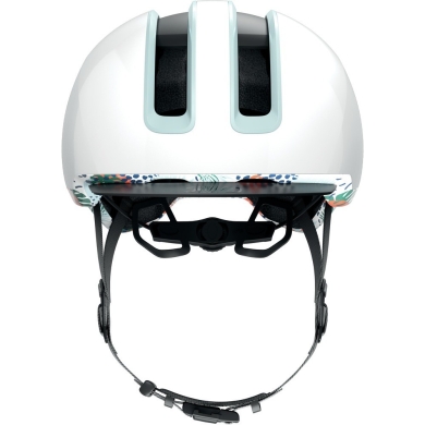 Kask rowerowy Abus HUD-Y flower white