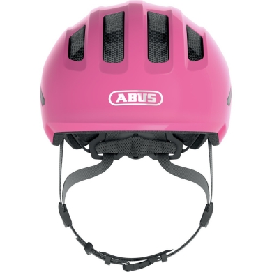 Kask rowerowy Abus Smiley 3.0 różowo-biały