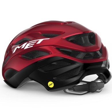 Kask rowerowy MET Estro MIPS czarno-czerwony