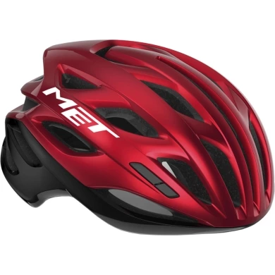 Kask rowerowy MET Estro MIPS czarno-czerwony