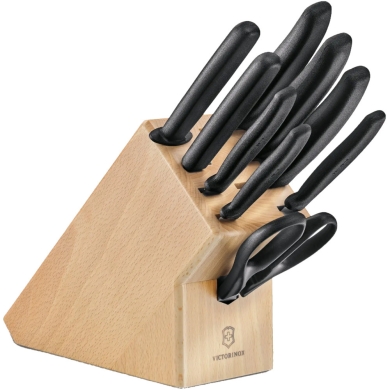 Blok na noże kuchenne Victorinox Swiss Classic 6.7193.9 + noże