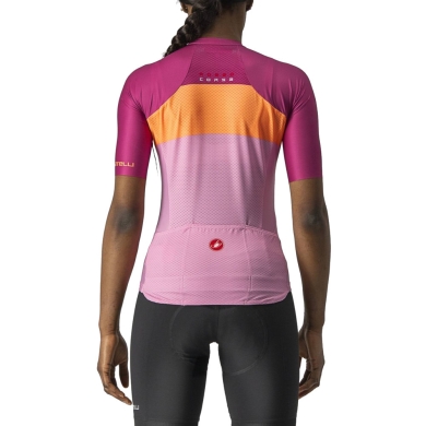 Koszulka rowerowa damska Castelli Aero Pro W różowa