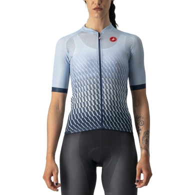 Koszulka rowerowa damska Castelli Climbers 2.0 niebieska