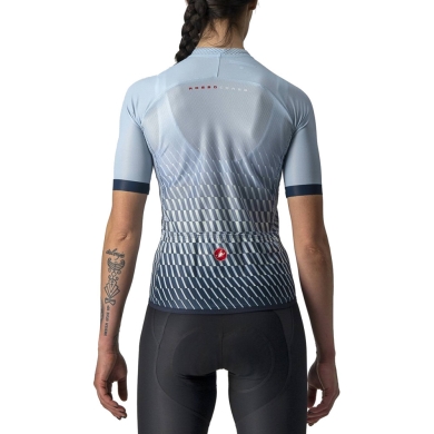 Koszulka rowerowa damska Castelli Climbers 2.0 niebieska