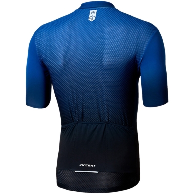 Koszulka rowerowa Accent Pure niebiesko-czarna