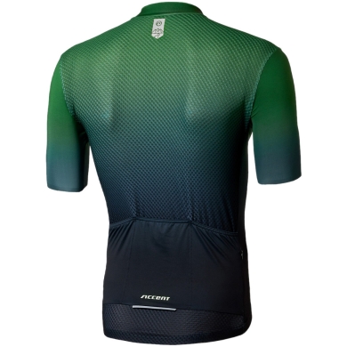 Koszulka rowerowa Accent Pure zielono-czarna