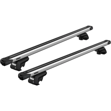 Bagażnik dachowy Thule SlideBar EVO BMW 3-Series Touring 5-dr Kombi 02-05 relingi srebrny