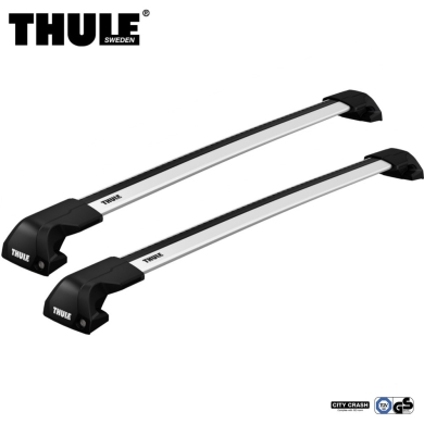 Bagażnik dachowy Thule Wingbar Edge VOLKSWAGEN Touran II 5T 5-dr MPV 15- relingi srebrny