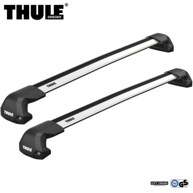 Bagażnik dachowy Thule Wingbar Edge TOYOTA Avensis 5-dr Kombi 09-18 fabryczne punkty srebrny