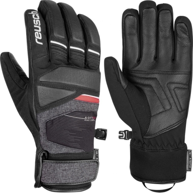 Rękawice Reusch Storm R-TEX XT czarno czerwone
