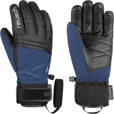 Rękawice Reusch Mikaela Shiffrin R-TEX XT czarno niebieskie