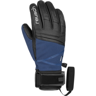 Rękawice Reusch Mikaela Shiffrin R-TEX XT czarno niebieskie