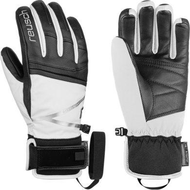 Rękawice narciarskie Reusch Mikaela Shiffrin R-TEX XT biało czarne