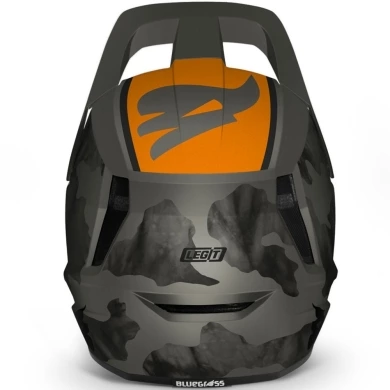 Kask rowerowy Fullface Bluegrass Legit szary