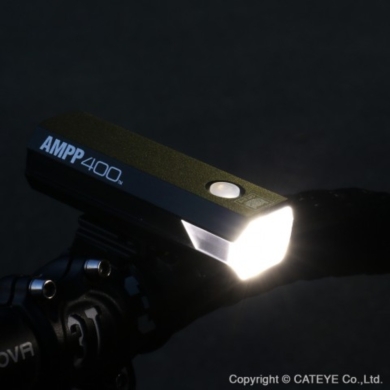 Zestaw lampek rowerowych Cateye AMPP400 & ViZ150
