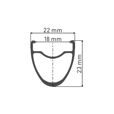 Koło tylne DT Swiss PR 1600 Spline 23 DB