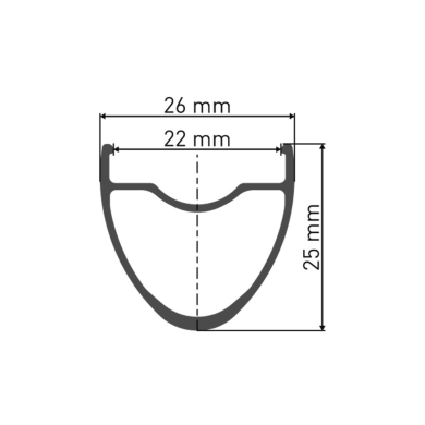 Koło tylne DT Swiss CR 1600 Spline 23 DB