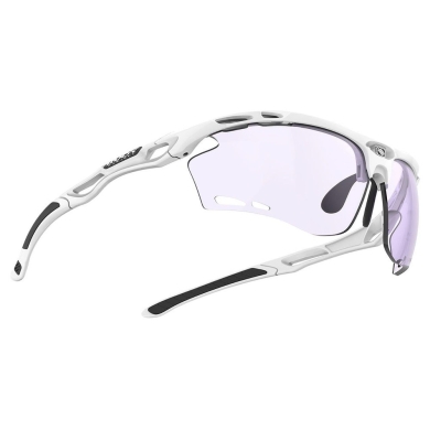 Okulary rowerowe Rudy Project Propulse ImpactX Photochromic 2 Laser Purple białe